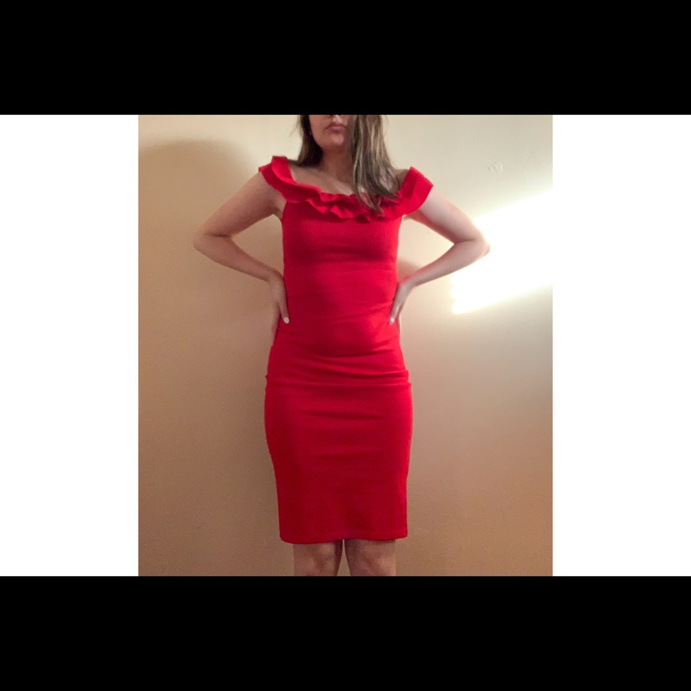 Red dress
